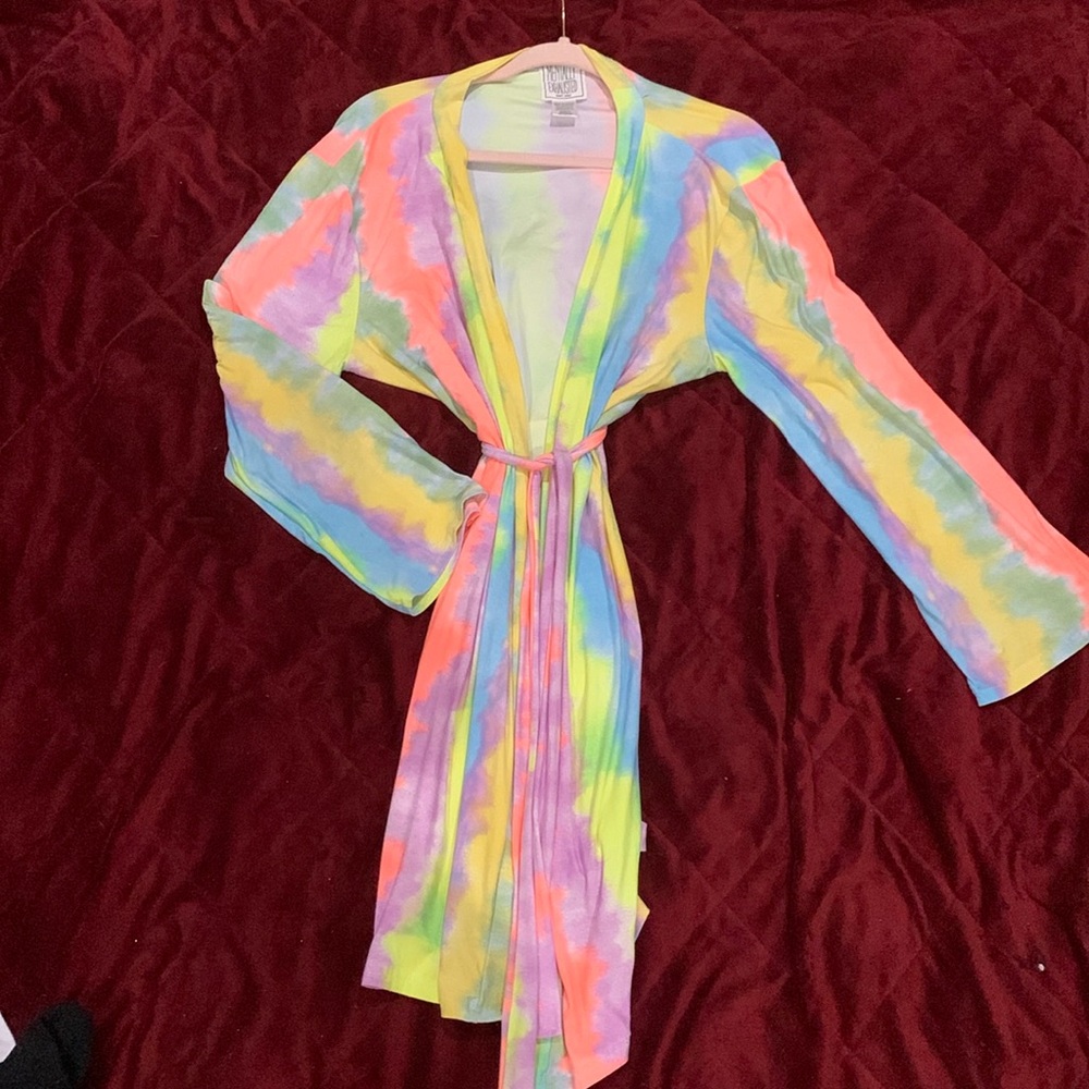 Tie dye robe